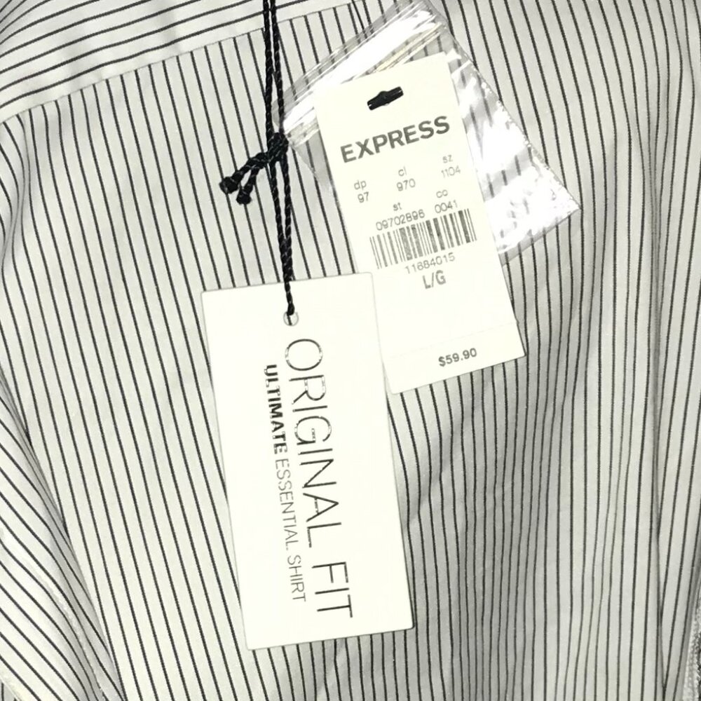 Pin stripe Womens button down shirt